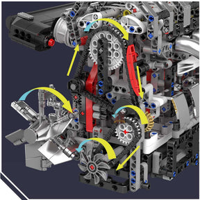 10087E - Vierzylinder-Benzinmotor (Mould King)