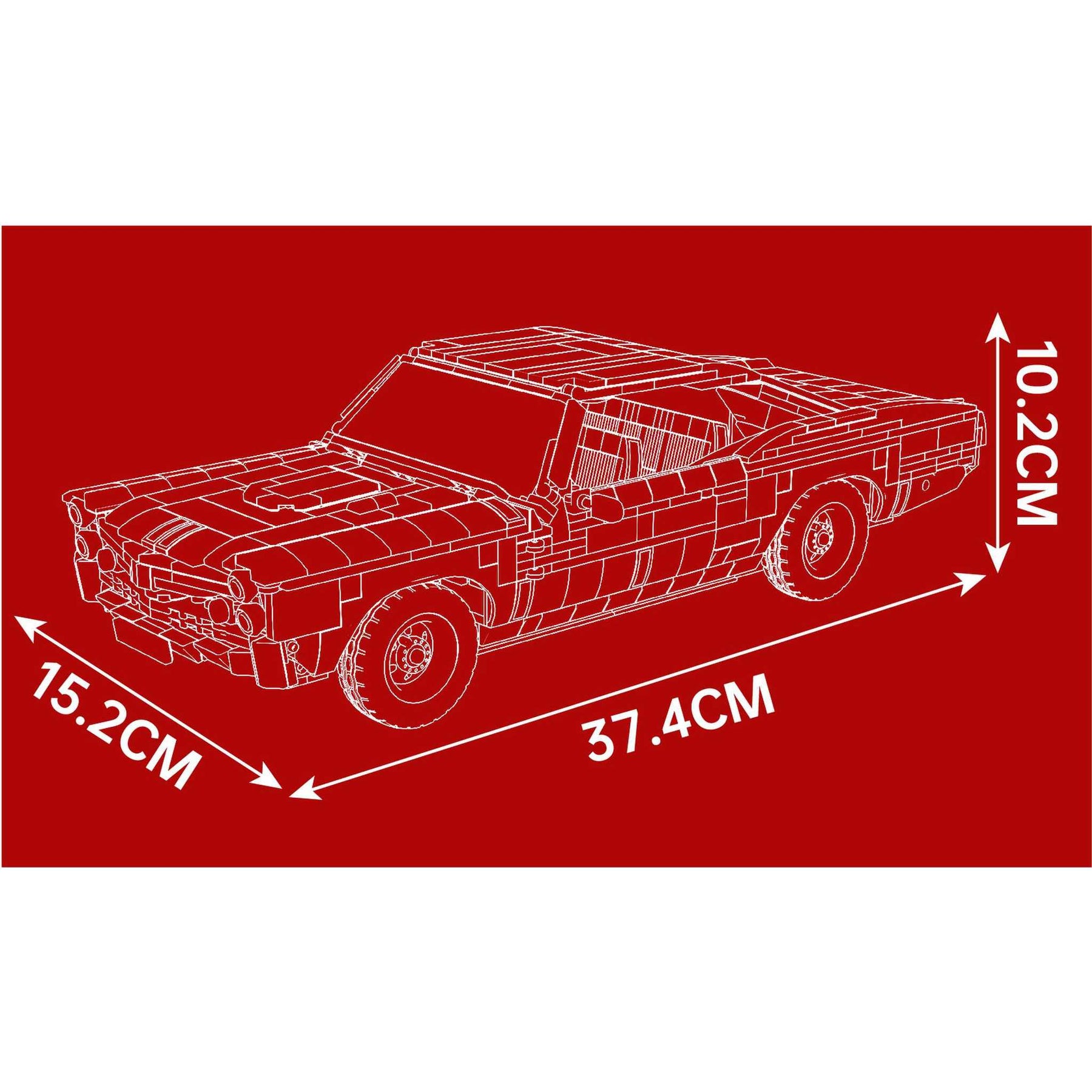 10199 - Muscle Car GTO (Mould King)