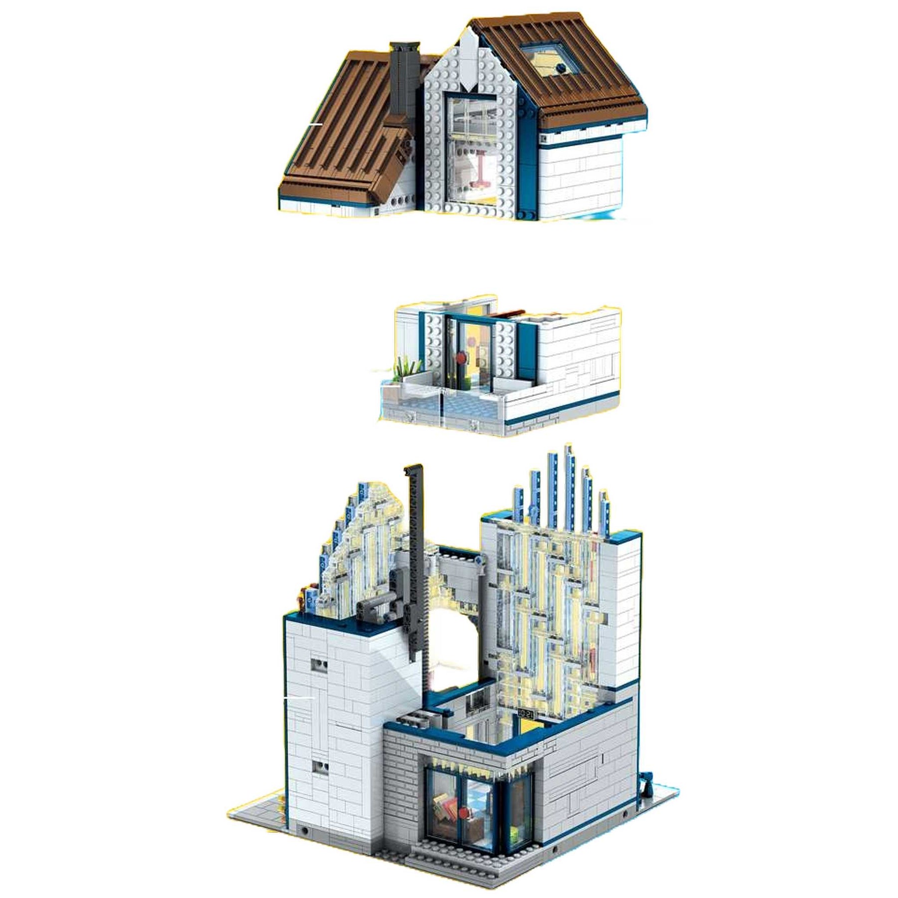 16022 - Moderne Bibliothek (Mould King)