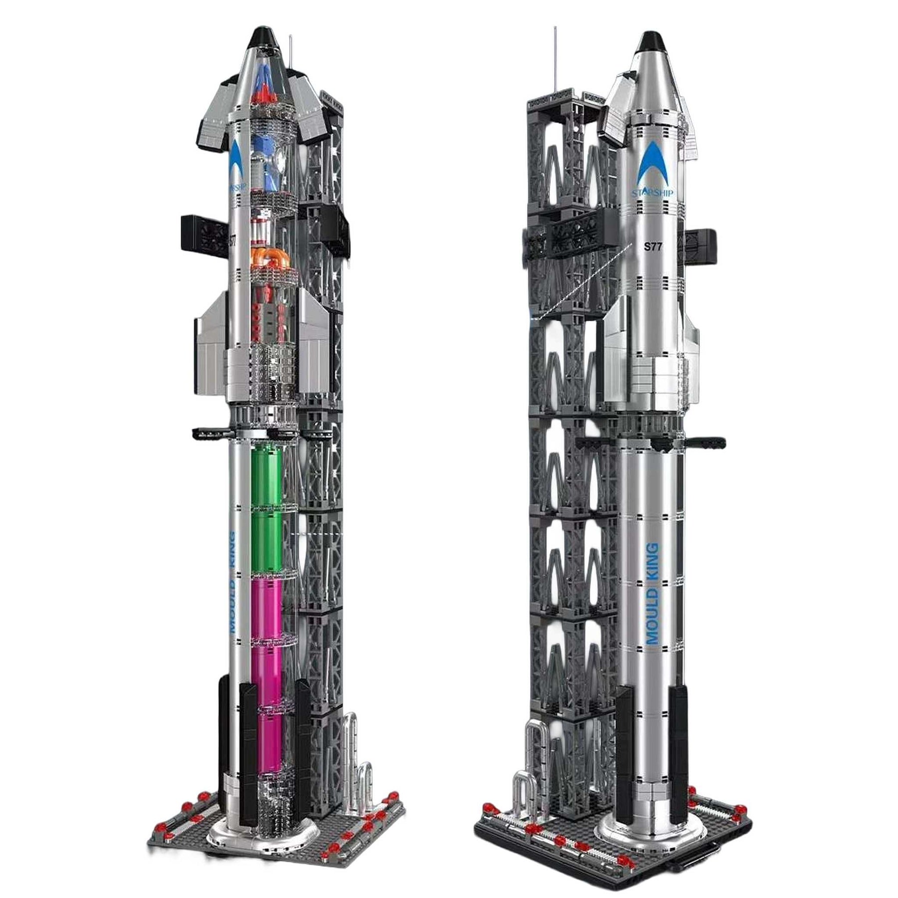 21077 - Chrome Starship (Mould King)