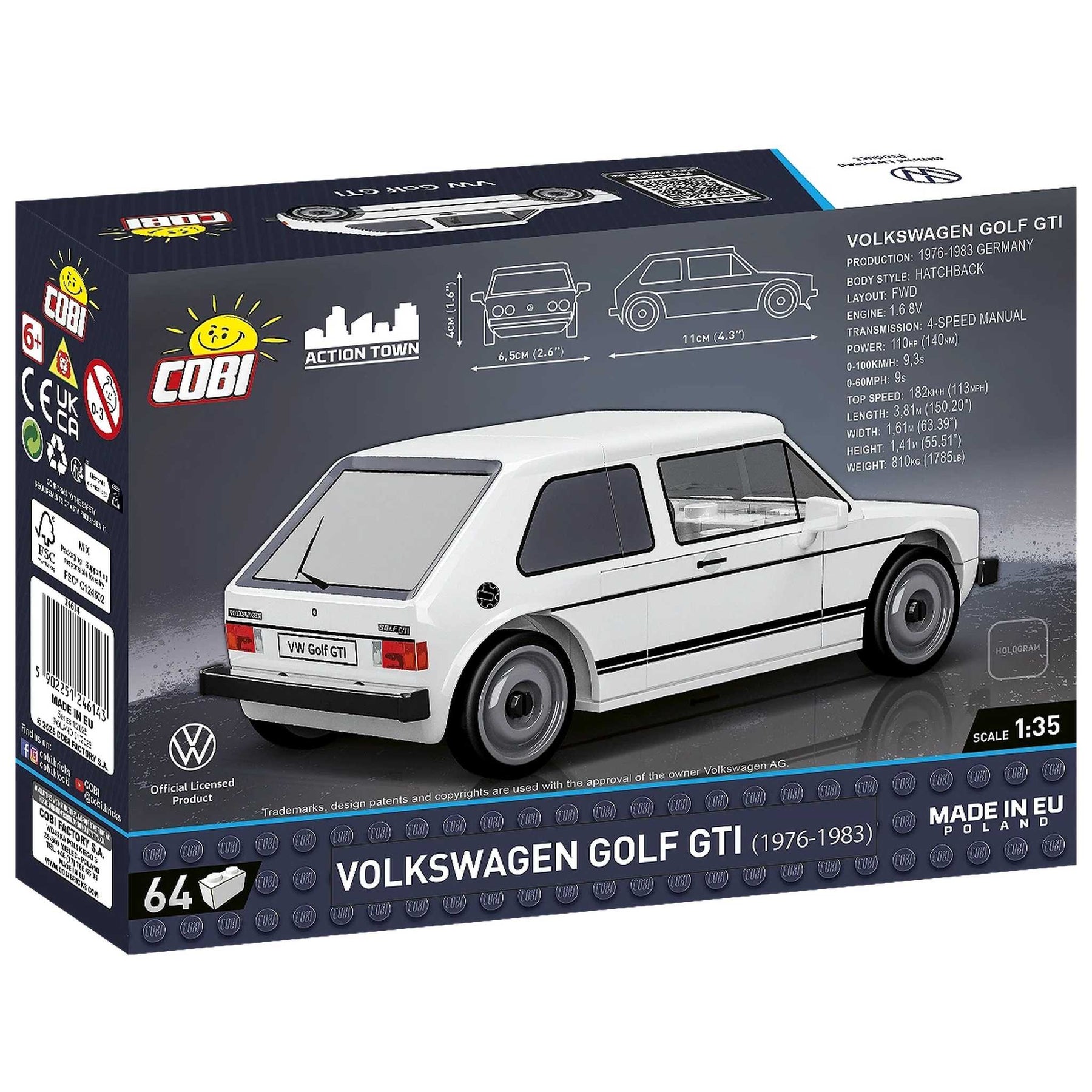 CB-24614 - VW Golf GTI  1976-1983 (Cobi)