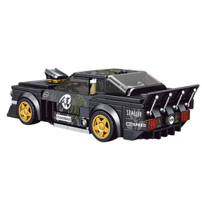 27024 - schwarzer Sportwagen inkl. Vitrine (Mould King)