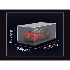 27027 - Sportwagen schwarz/rot inkl. Vitrine (Mould King)