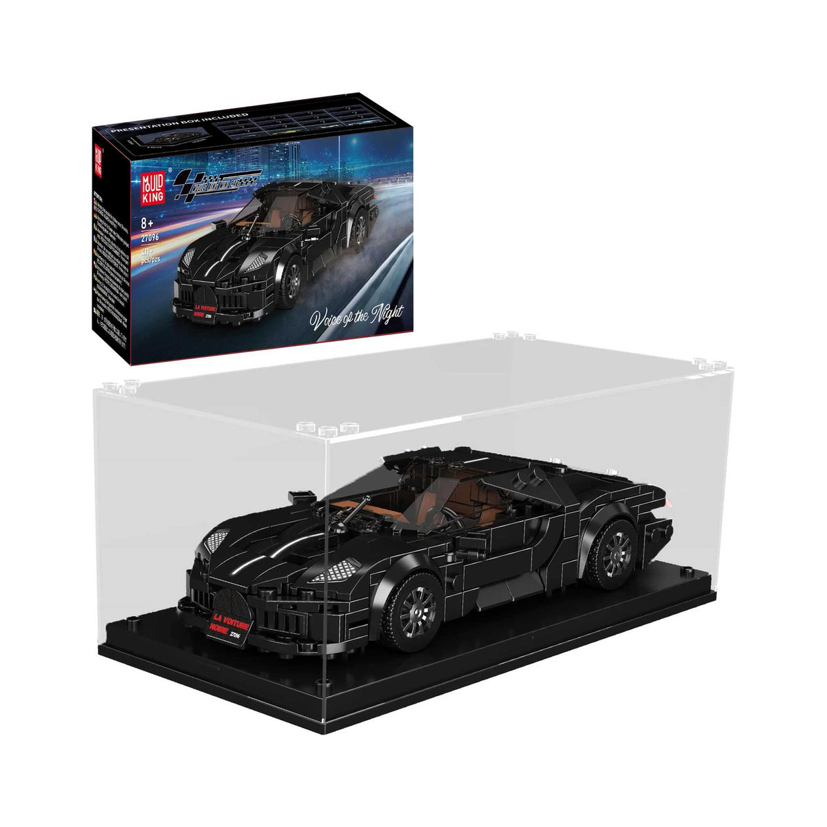 27096 - La Voiture Noire inkl. Vitrine (Mould King)