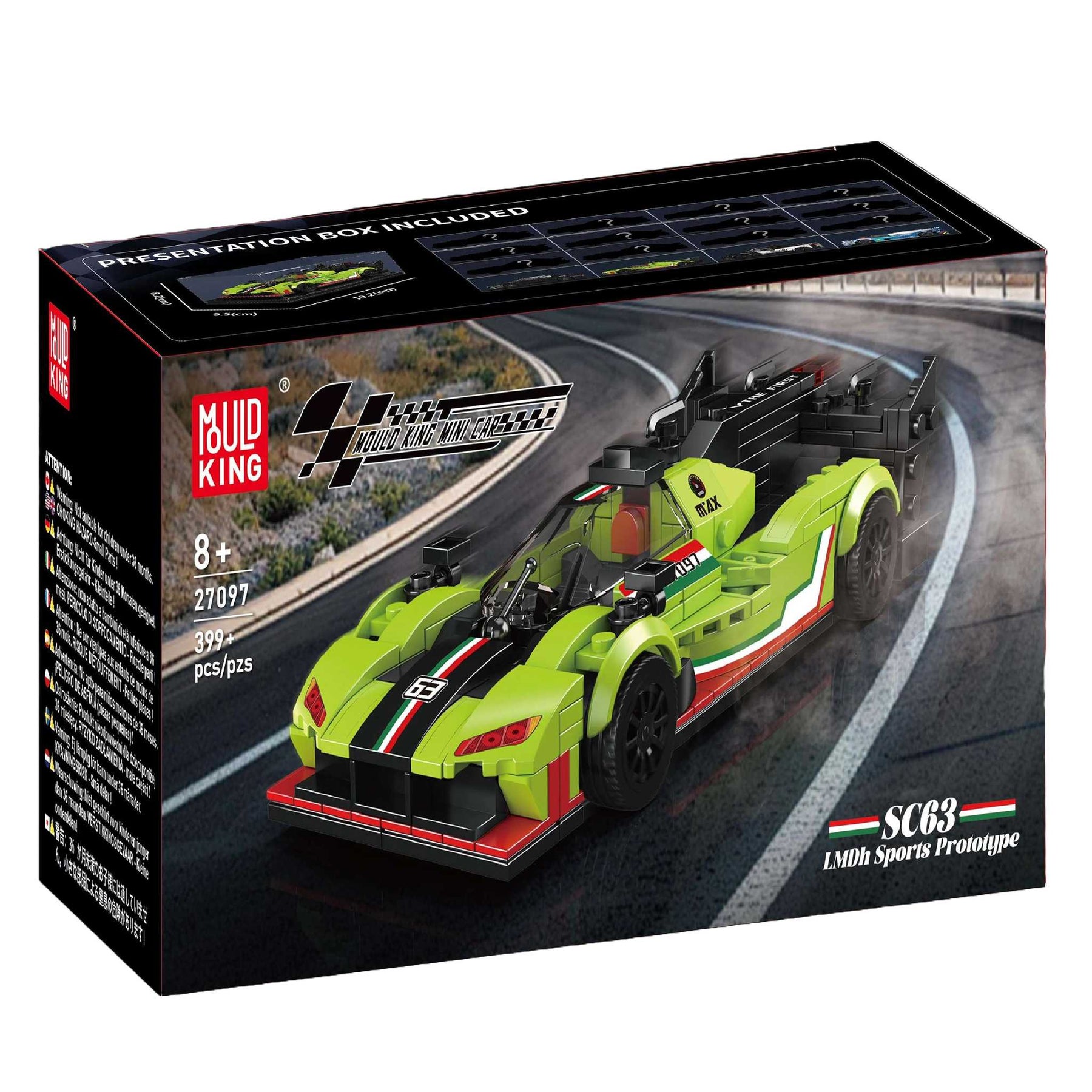 27097 - Sportwagen SC63 inkl. Vitrine (Mould King)
