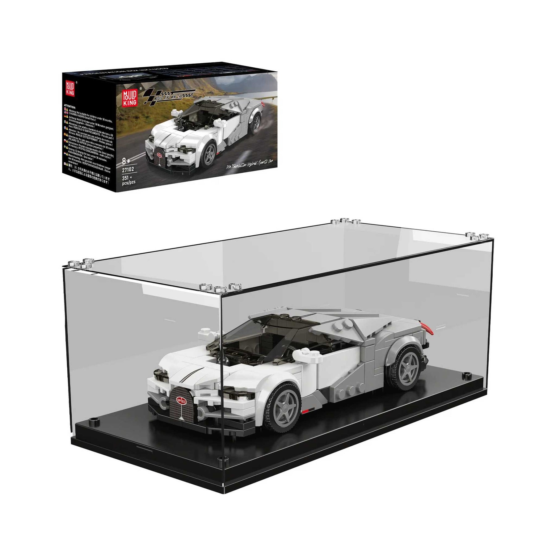 27102 - Hybrid Sportwagen inkl. Vitrine (Mould King)