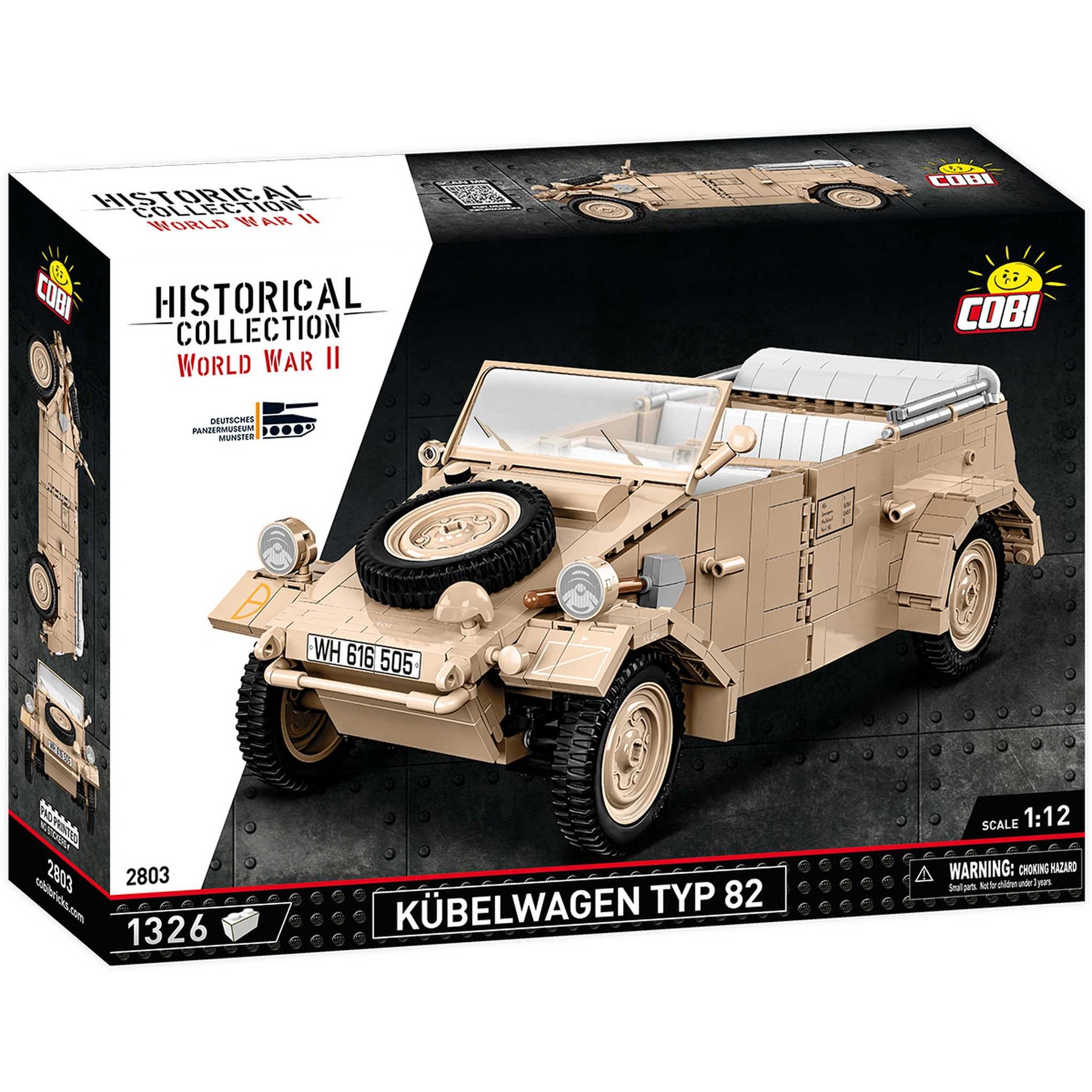 2803- Kübelwagen Personenkraftwagen Typ 82 (Cobi)