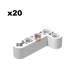 Technik Angular Beam 4x2 weiß 20 Stück (Gobricks)