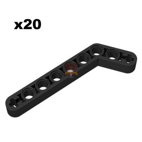 Technik Angular Beam 3x7 schwarz 20 Stück (Gobricks)