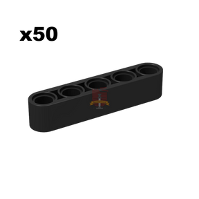 Technik Liftarm 1x5 schwarz 50 Stück (Gobricks)