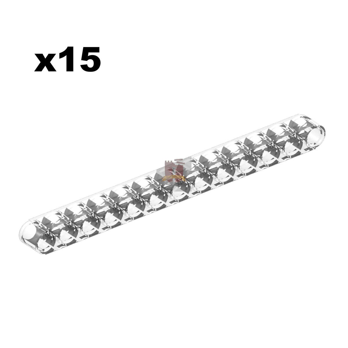Liftarm 1x13 Trans-Clear 15 Stück (GoBricks)