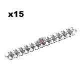 Liftarm 1x13 Trans-Clear 15 Stück (GoBricks)