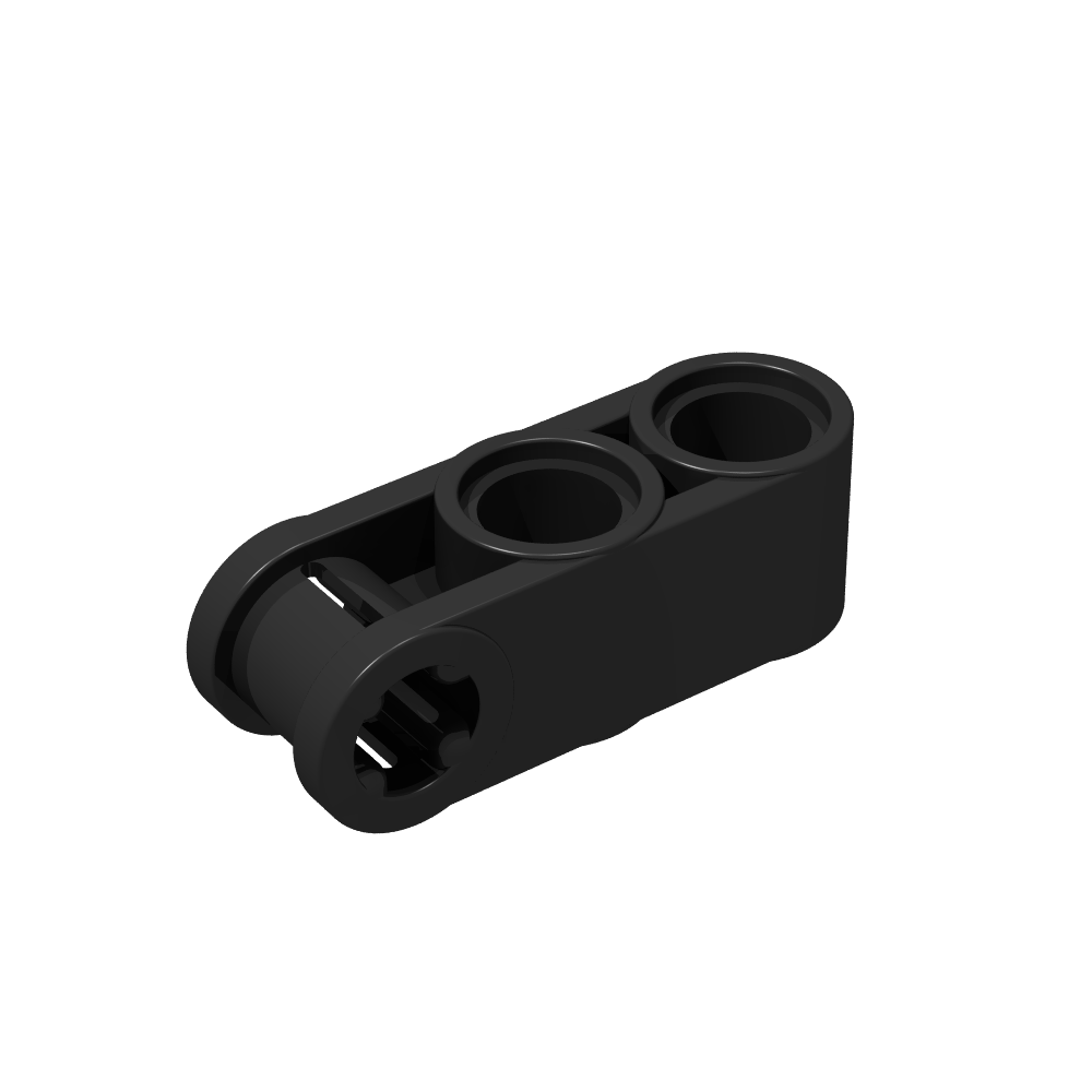 Cross Block 1x3 schwarz 100 Stück (GoBricks)