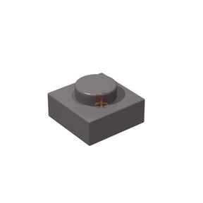 Platte 1x1  Dunkelgrau 200 Stück (GoBricks)