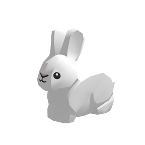 LB-40050-Hase weiß 2 (Lonestar-Bricks)