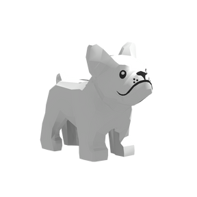 LB-40048- Bulldogge weiß (Lonestar-Bricks)
