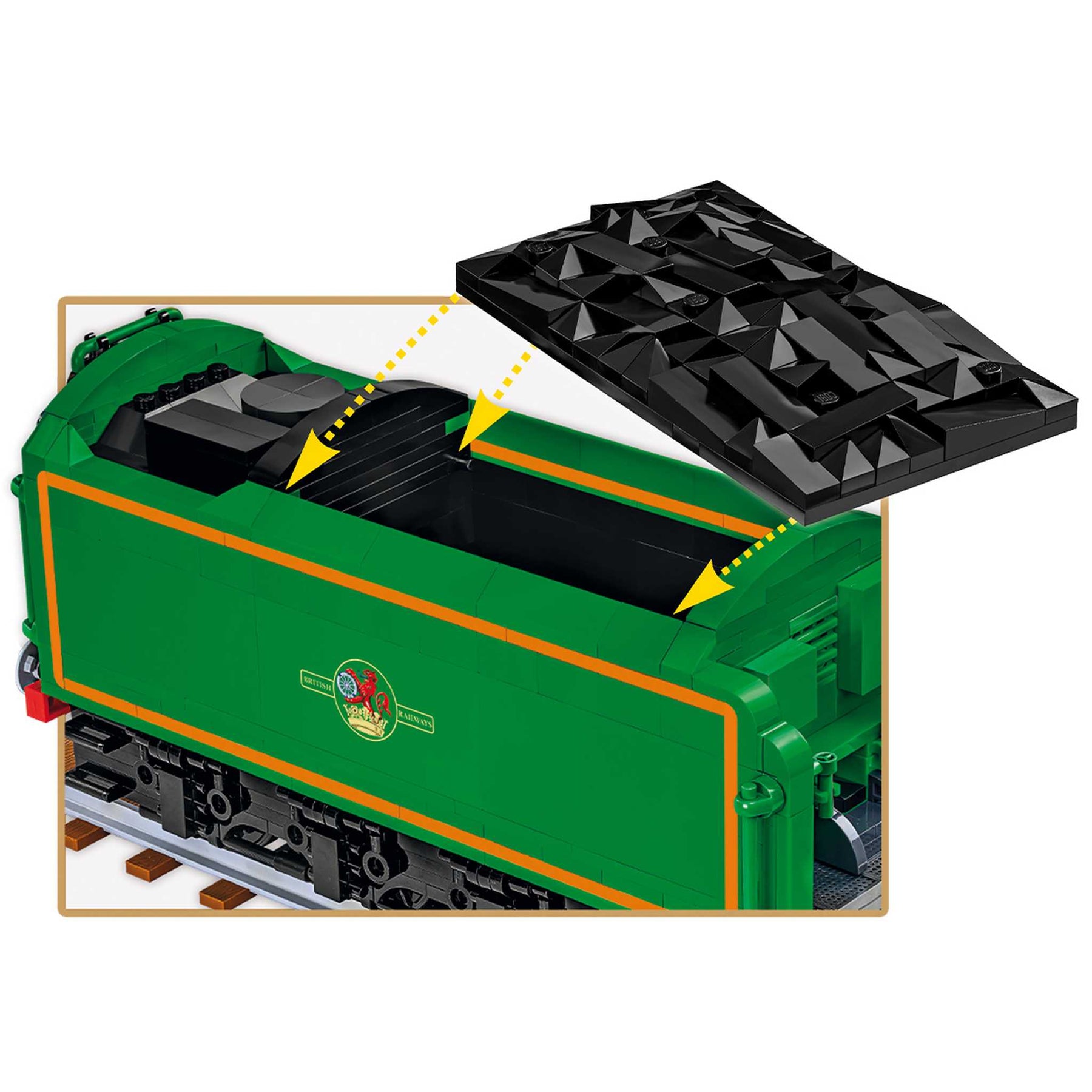 CB-6292 - Flying Scotsman - British Steam Locomotive (Cobi)