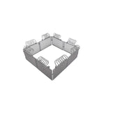 LB-70012 - Zaun mit Stacheldraht Hellgrau (Lonestar-Bricks)