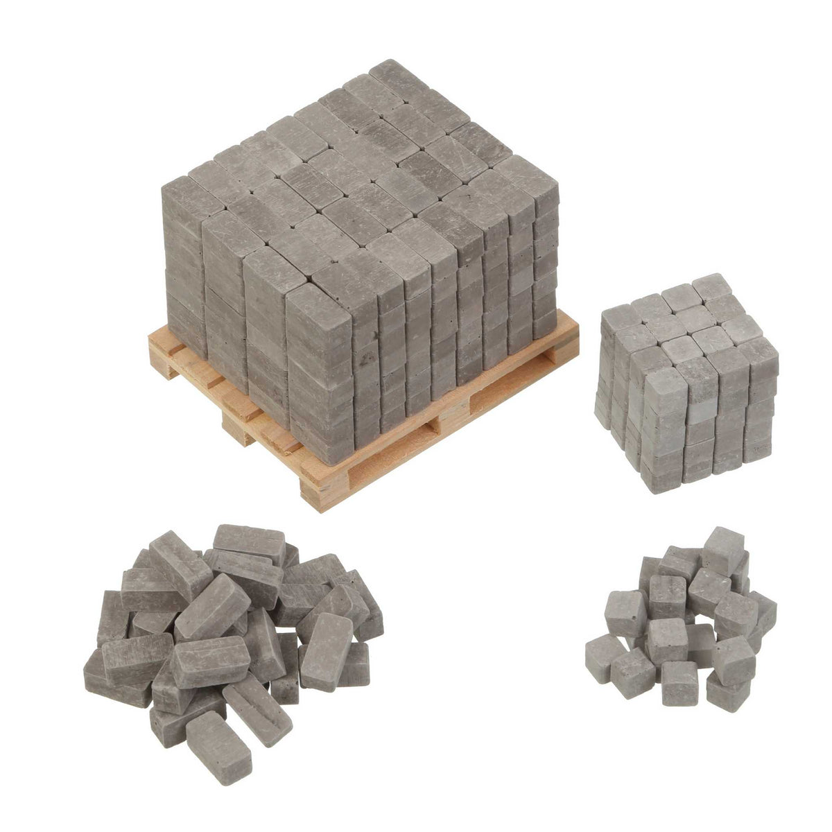 70972 - Palette mit Dunkelgrauen Ziegeln (Wise Elk)