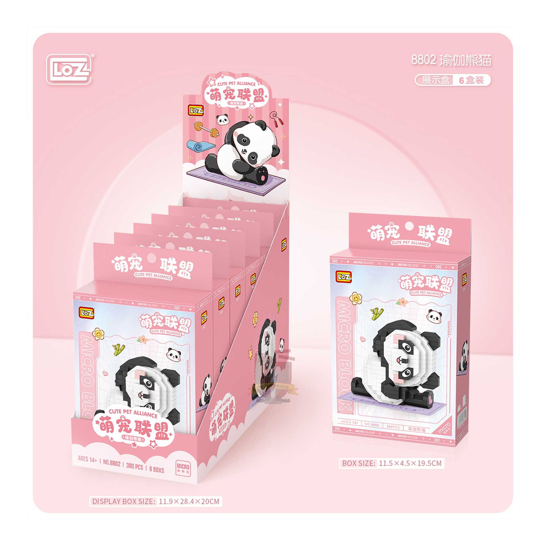 8802 - Yoga Panda (LOZ)