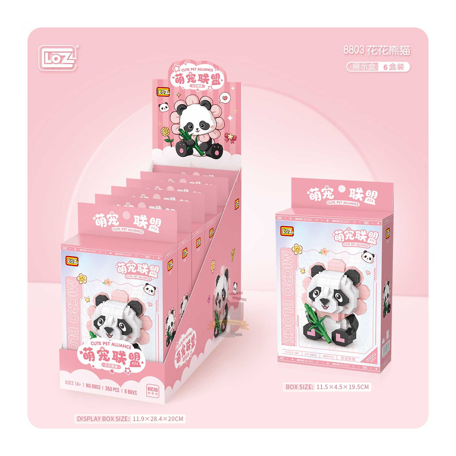 8803 - Blümchen Panda (LOZ)