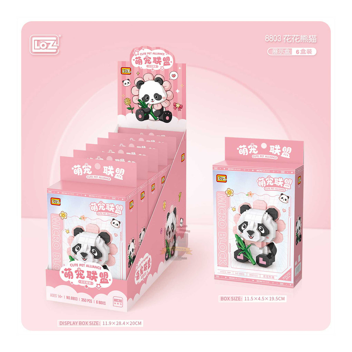 8803 - Blümchen Panda (LOZ)