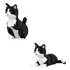 B-16646 - 2in1 Schwarz-Weiße Katze (Balody)