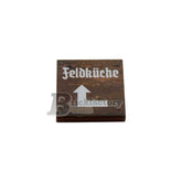 BF-0471F - Feldküche (Farbe: Reddish-Brown, Bedruckte LEGO®-Fliese 2x2)