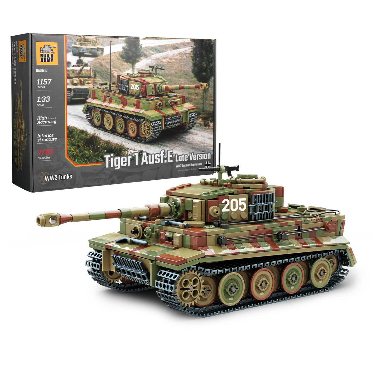 BA0181C - Tiger 1 Ausf.E Late Version (Buildarmy)