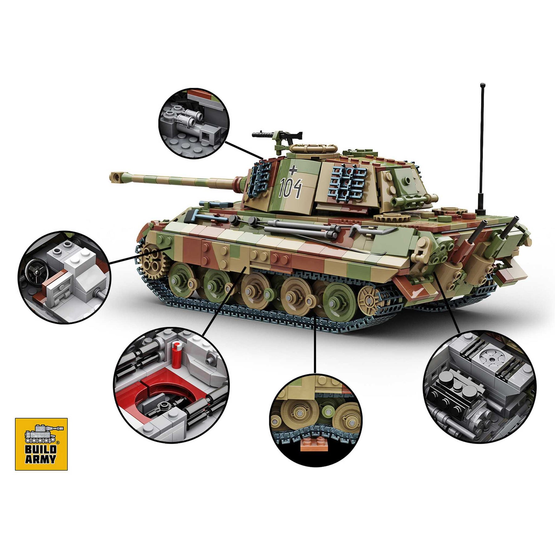 BA0182C - Königstiger (Buildarmy)