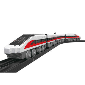 JK-DD01-02A - Hochgeschwindigkeitszug rot (Lonestar Bricks)