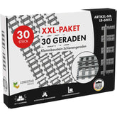 LB-60013 - 30 Stück Schienen Gerade (Lonestar-Bricks)