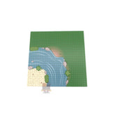 LB-90018-Grundplatte Fluss Kurve (Lonestar-Bricks)