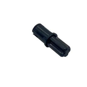 Technik Achse mit Pin Klemmbausteine I 100 Stück I Axle 1L with Pin with Friction Ridges | Schwarz | kompatibel mit allen gängigen Herstellern |  913