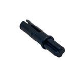 Technik Achse mit Pin Klemmbausteine I 100 Stück I Axle 1L with Pin 2L with Friction Ridges | Schwarz | kompatibel mit allen gängigen Herstellern |  929