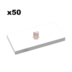 Fliese 2x4 Weiß 50 Stück (Q-Bricks)