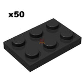 Plate 2x3 Schwarz 50 Stück (GoBricks)