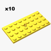 Plate 4x8 Gelb 10 Stück (GoBricks)