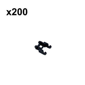 Kettenglieder M=1 flexibler Schwarz 200 Stück