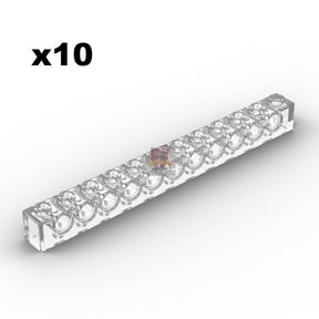 Technik Brick 1x12 Trans-Clear 10 Stück (GoBricks)