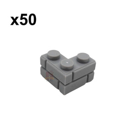 Corner Brick Masonry Mauerstein 2x2 Hellgrau 50 Stück