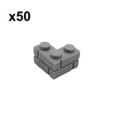 Corner Brick Masonry Mauerstein 2x2 Hellgrau 50 Stück