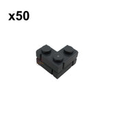 Corner Brick Masonry Mauerstein 2x2 Dunkelgrau 50 Stück