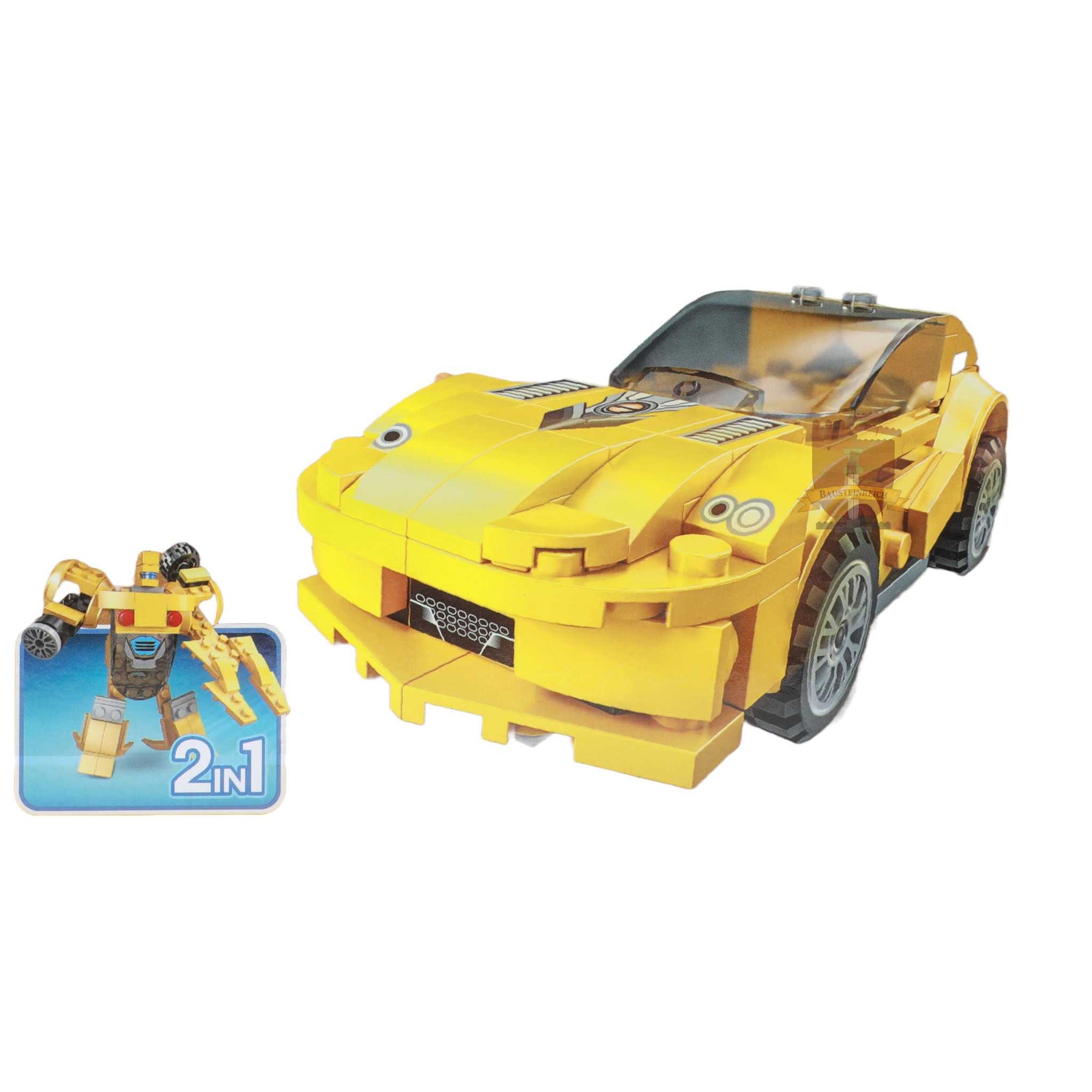 43152 - 4er Set Robocars Bundle klein 2 in1 Modell