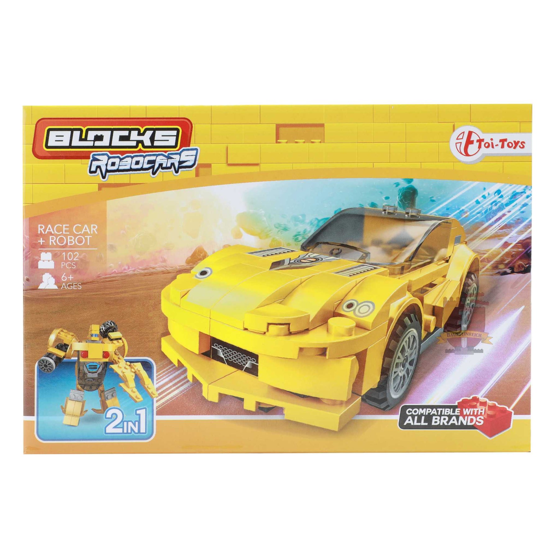 43152 - 4er Set Robocars Bundle klein 2 in1 Modell