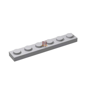 Plate 1x6 Hellgrau 50 Stück (Cada)