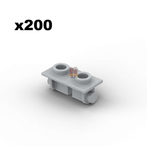 Plate 1x2 Rocking Hellgrau 200 Stück (GoBricks)
