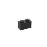 Brick 1x2 Schwarz 50 Stück (GoBricks)