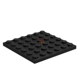 Platte 6x6 Schwarz 10 Stück (GoBricks)