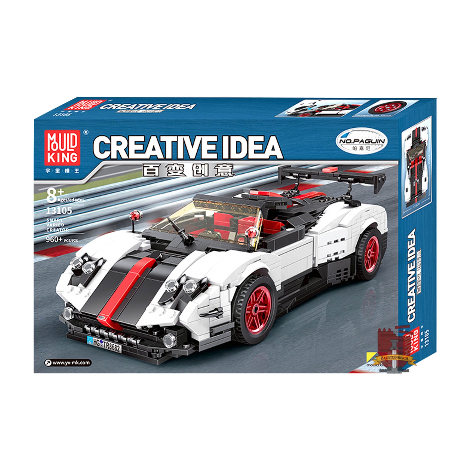 13105 - Sportwagen Pagani (Mould King)